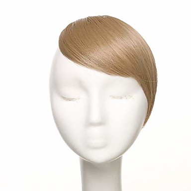 cheap Postiches-clip en faux cheveux frange extensions de cheveux synthétiques une pièce frange latérale frange droite postiche pour les femmes b2&amp;amp;27