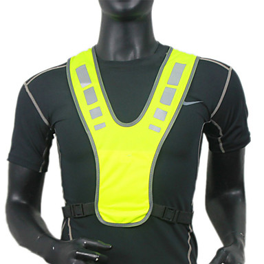 Light /& Comfortable Cycling Motorcycle Reflective Vest,Large Zippered Inside Pocket /& Adjustable Waist,High Visibility Night Running Safety Vest GoxRunx Reflective Running Vest Gear