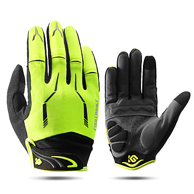 green bike gloves