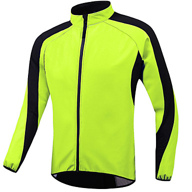 Men Cycling Jacket Mountain Bike Long Sleeve Fleece Warm Coat Windproof Tops