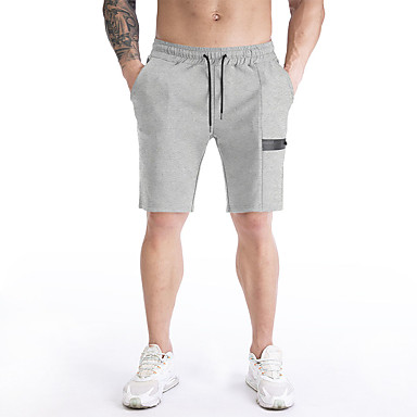 FANSHONN Mens Sport Pure Color Bandage Casual Loose Sweatpants Drawstring Shorts Pant