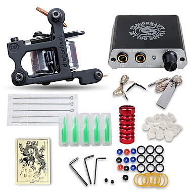 tattoo machine starter kit - 1 stuks tattoo machines professionele kits eenvoudig te lichtmetalen mini case niet inbegrepen 1 gietijzeren machine liner 3854077 2022 – $49.19