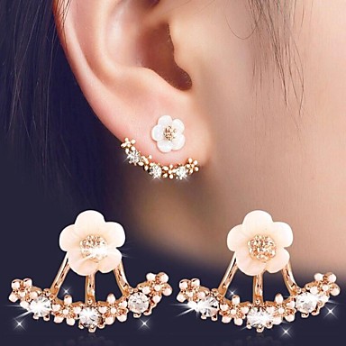 Drop Dangle Earrings Mermaid Fish Tail Ear Stud Earrings Woman Jewelry VG