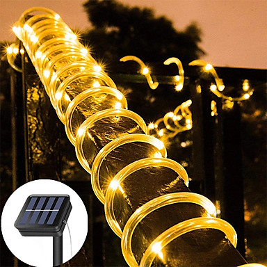 Solar 50 100 LED Night Light Outdoor Landscape LED String lights Twinkle Outdoor 