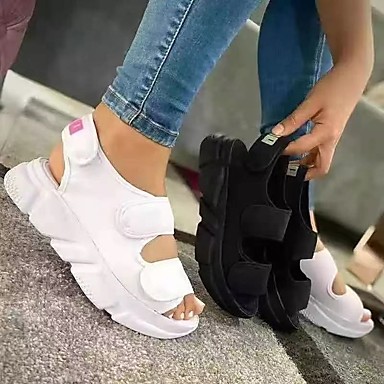 chunky tape platform sandals