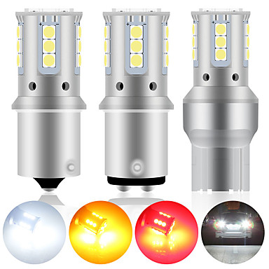 2Pcs BA9S T4W Canbus LED Car Bulbs Cree Chips 80W Amber Front Turn Signal Lights 