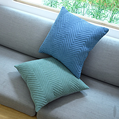 Abstract Pillow Cover Vintage Blue Leaves 18x18 Set of 2,Decorative Pillowcases,Super Soft Double-sided Square Cushion Covers Throw Pillow Cover for Farmhouse Couch Sofa Living Room Bed Chair Car