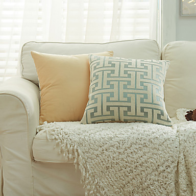 Contracted branch Cotton Linen Throw Pillow Case Cushion Cover Home Decor 18" 