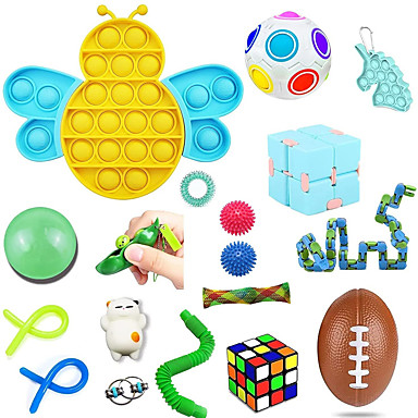 20Stück Sensory Fidget Toy Set Stressabbau Zappeln Spielzeug Angstabbau Autismus 