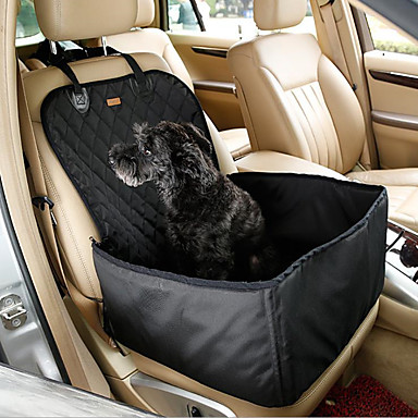 Dog Car Seat Cover Foldable Solid Colored Oxford Cloth Small Driving Black 8761107 2021 31 04 - Cloth Car Seat Cover For Dogs