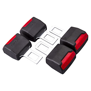 2 x Car Safety Seat Belt Buckle Extension Extender Clip Alarm Stopper Universal