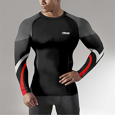 Camisa deportiva manga larga fitness ocio función camisa transpirable talla M 48/50 caqui