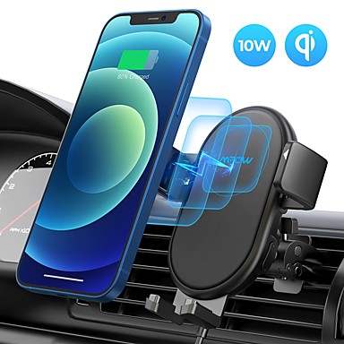 Galaxy S9 Plus/S9 and Qi-Enabled Phones Mpow Qi Wireless Charging Dashboard Phone Car Holder Upgraded Car Phone Mount Compatible iPhone Xs Max/XS/XR/X/8 Quick Charger 