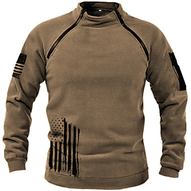 Pandaie-Mens Product Tactical Fleece Jacket Men.Fashion Men Autumn Winter Button Printed Long Sleeve Coat Outwear Top Blouse 