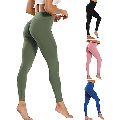 Womens Butt Lifting Yoga Shorts Cross Side Tie Sports Gym Workout Running Legging 