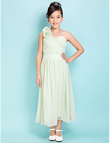 tea length junior bridesmaid dresses