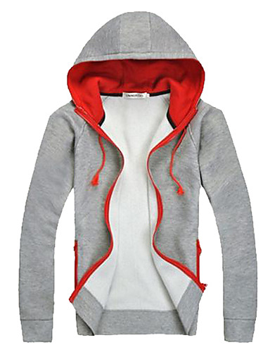 Men's Chic & Modern Hoodie Hoodie & Sweatshirt - Solid Colored 1414258 ...