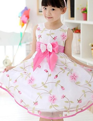 Girl's Floral Dress, Cotton Summer Sleeveless Pink 1846460 2018 – $24.99