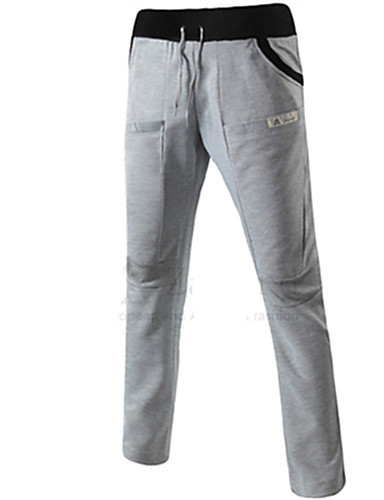 Men's Solid Casual Sweatpants,Cotton Black / Gray 4172094 2018 – $15.74