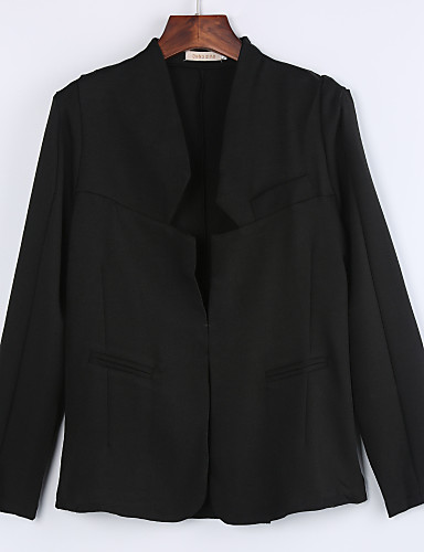 Women's Blazer-Solid Colored V Neck / Fall 4442651 2019 – $15.39