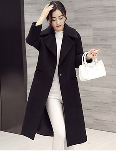 Mujer Color Sólido Abrigo 2019 Formal Estilo Clásico 5265811 UfqUx1