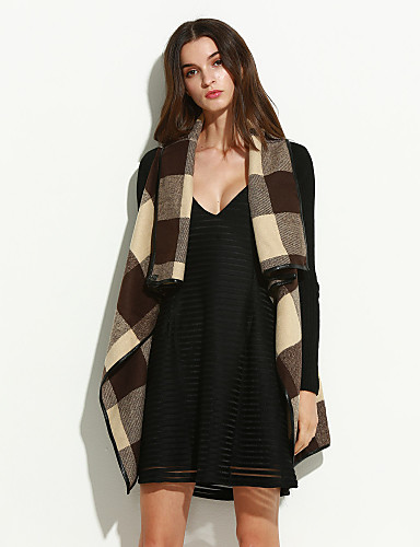 checked trench coat women's