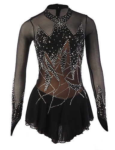 Figure Skating Dress Women's / Girls' Ice Skating Dress Black ...