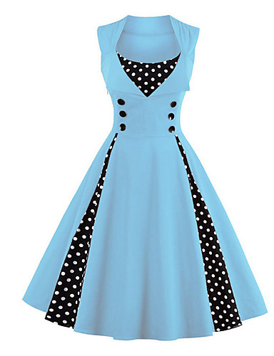 Bright Turquoise Blue Flare Bell Sleeve Rose Embroidery Party 231 mv Dress S M L