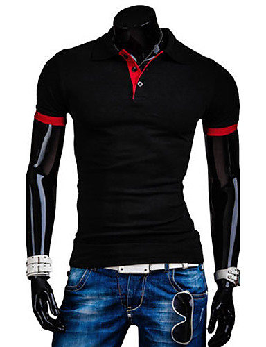Men's Pure Black/Blue/Red/White/Gray Cotton T-Shirt,Casual 2868098 2017 ...