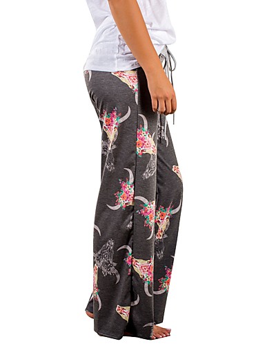 ladies wide leg sweatpants