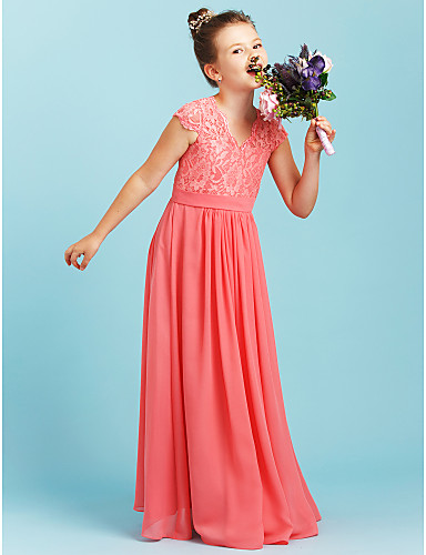 red junior bridesmaid dresses