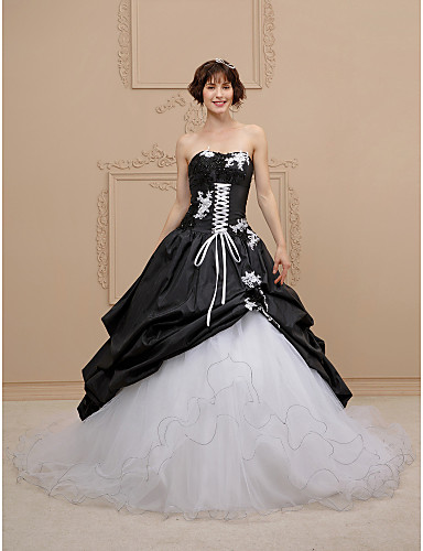 Lace Taffeta Wedding Dress