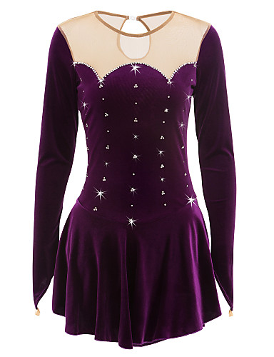 velvet figure skating dresses