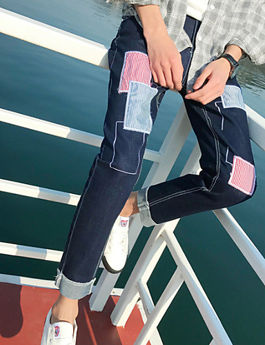 Tonåring i jeans kön