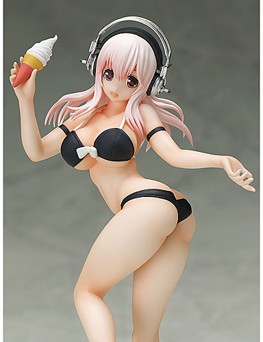baratos Cosplay Anime-Figuras de Ação Anime Inspirado por Sonico Soniko PVC CM modelo Brinquedos Boneca de Brinquedo Homens e Mulheres Meninos e meninas / figura / figura