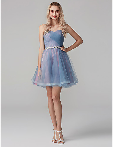 Sweetheart Neckline Short Dress