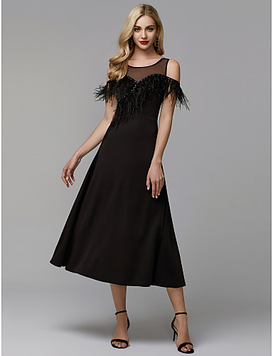 Tea Length Little Black Dress