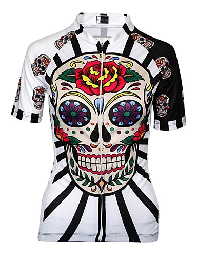 sugar skull cycling jersey