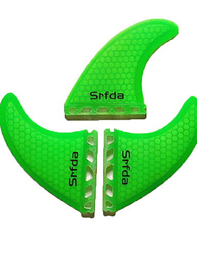 baratos Surfing -Srfda Quilhas de Surf G5 Futuros Fibra de Vidro Barbatana de Prancha Aleta Esquerda Barbatana direita Para Prancha de SUP Pranchas de Longboard Pranchas de Shortboard 3 pcs