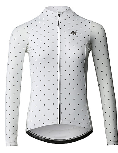 CATENA Womens Cycling Jersey Thermal Shirt Top Autumn and Winter Long Sleeve Bicycle Jacket