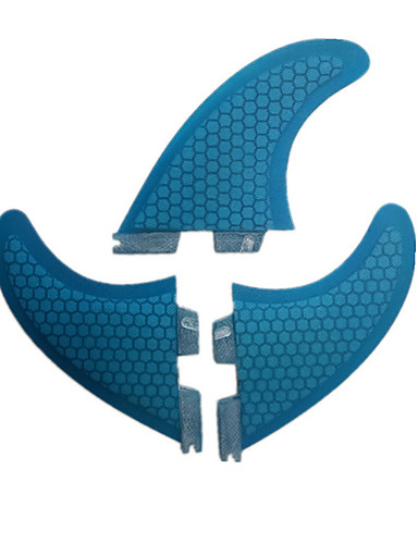 baratos Surfing -Srfda Quilhas de Surf G5 FCS II Base Fibra de Vidro Barbatana de Prancha Aleta Esquerda Barbatana direita Para Prancha de SUP Pranchas de Longboard Pranchas de Shortboard 3 pcs