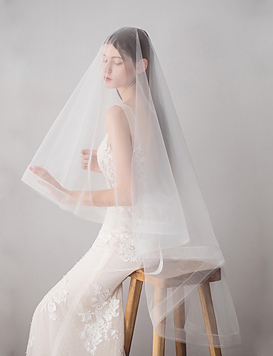 One Tier Vintage Style Clic Wedding Veil Fingertip Veils One Tier Vintage Style Clic Wedding Veil Fingertip Veils With Solid Tulle 6927862 2018 9 99