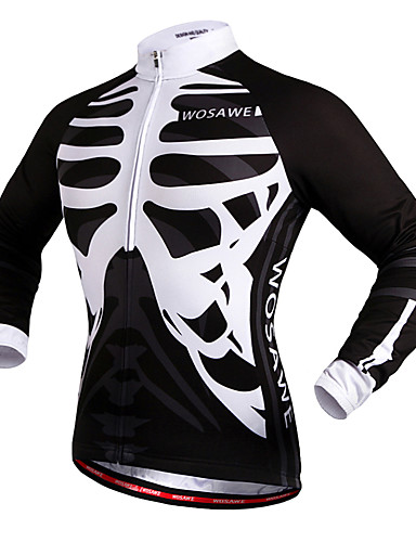 skeleton cycling jersey