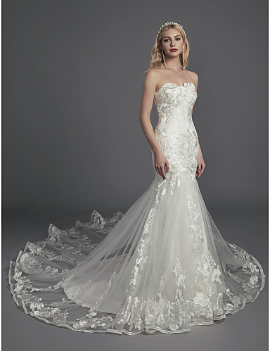 Sparkle Trumpet Wedding Dress