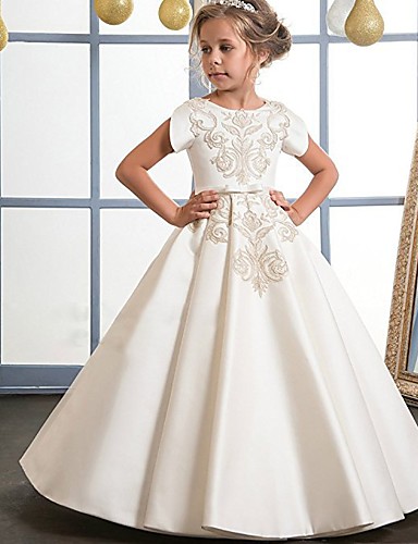 mikado flower girl dress