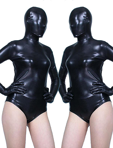 Zentai Suits Skin Suit Full Body Suit Ninja Adults Latex Cosplay Costumes Leotards Womens 3973