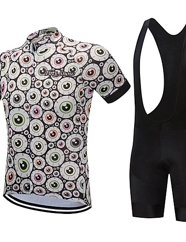 Bib Shorts Suit Road Bike Clothing Set XL//XXL Men/'s Cartoon Cycling Jersey and