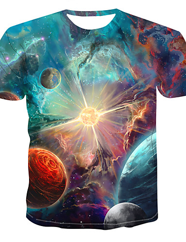 galaxy pattern shirt