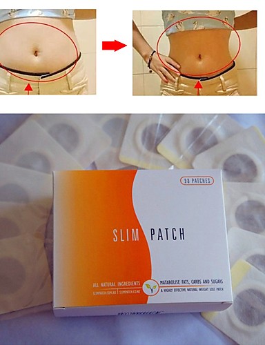 baratos Controle de Peso-10 unidades / pacote magnética abdominal emagrecimento remendo umbigo magro remendo emagrecimento perder peso queima de gordura da celulite