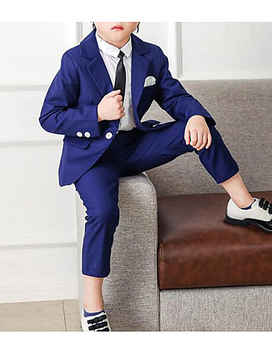 navy blue ring bearer suit